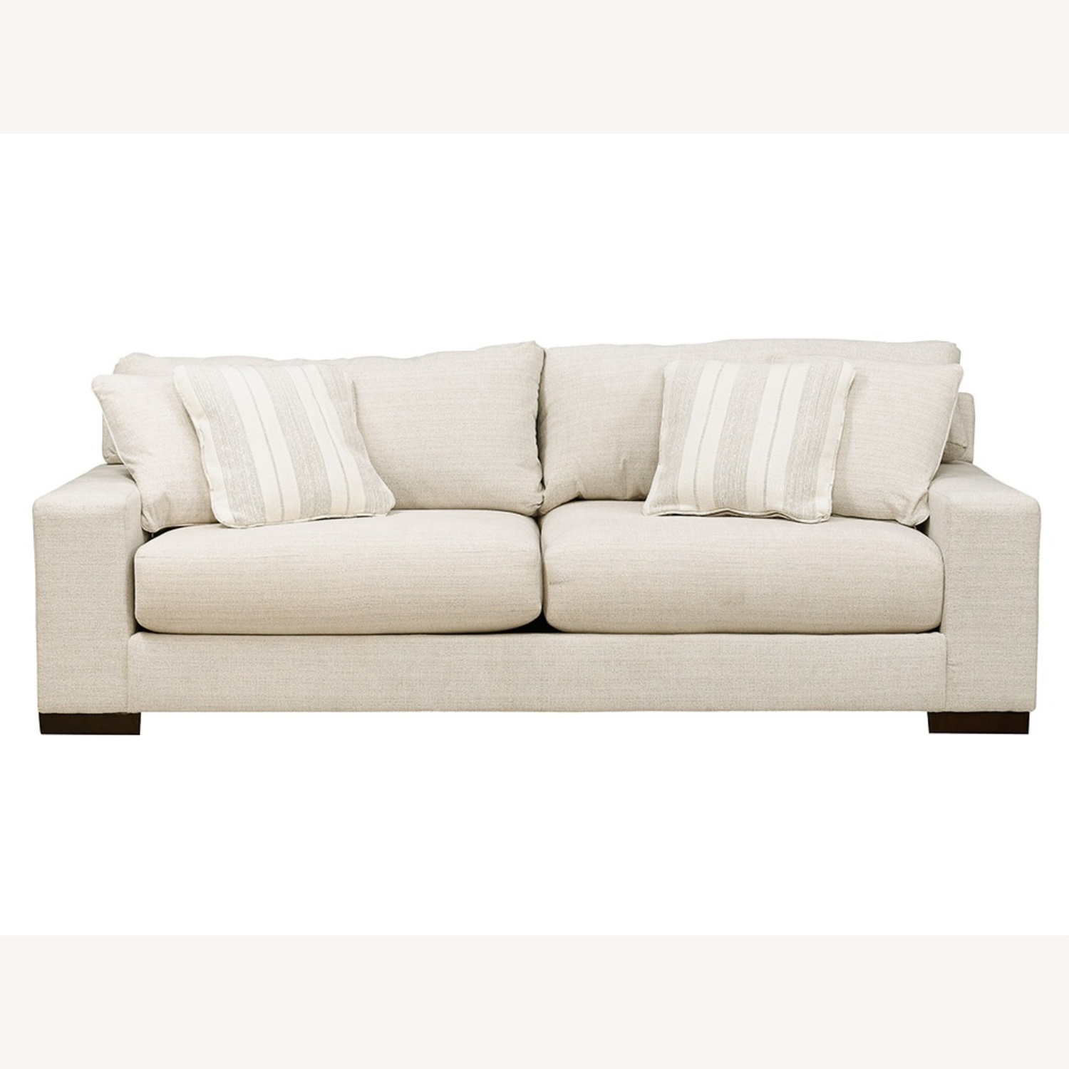 Natural Fabric 3+ Seater Sofa - image-4