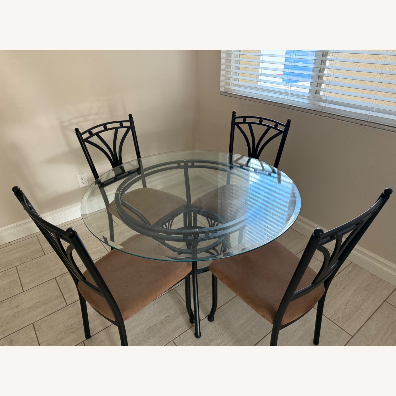 Glass Dining Set - image-1