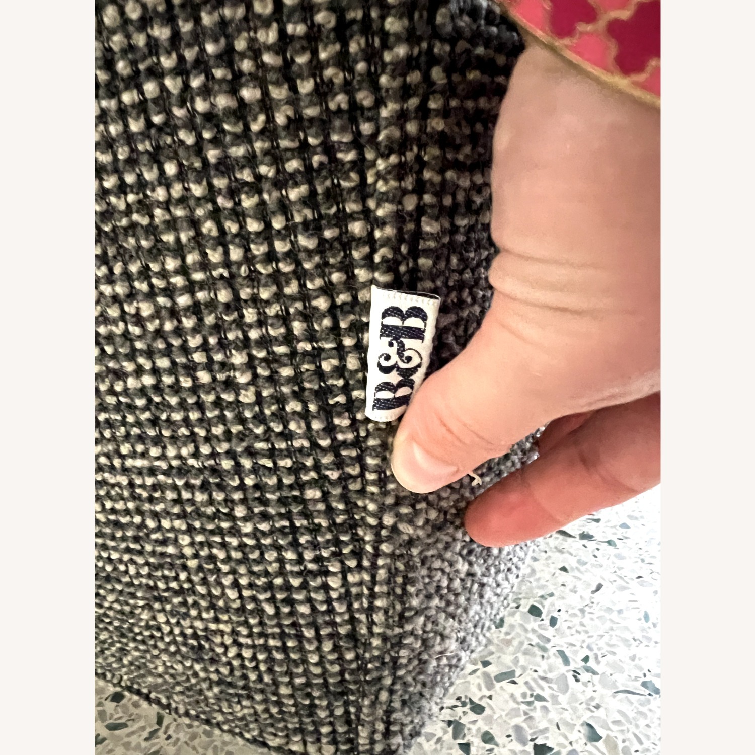 B&B Italia Dambo Dark Gray Fabric 3+ Seater Sofa - image-3