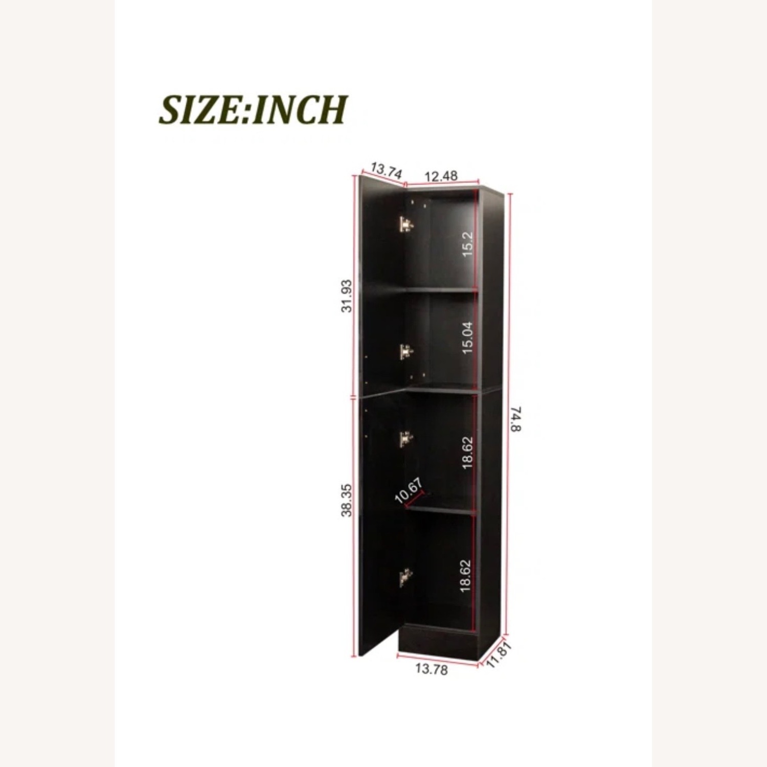 Modern Slim Storage Cabinet - image-5