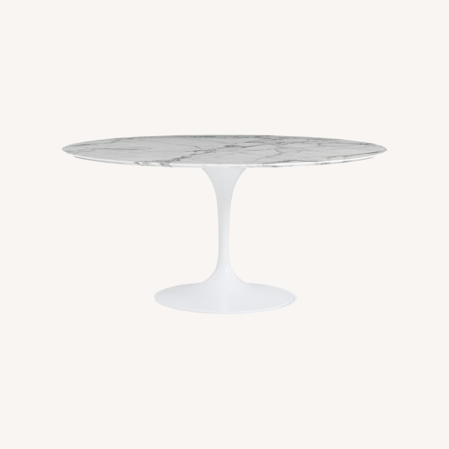 Knoll Marble Saarinen Dining Table, Round - image-0