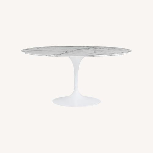Used Knoll Marble Saarinen Dining Table, Round for sale on AptDeco
