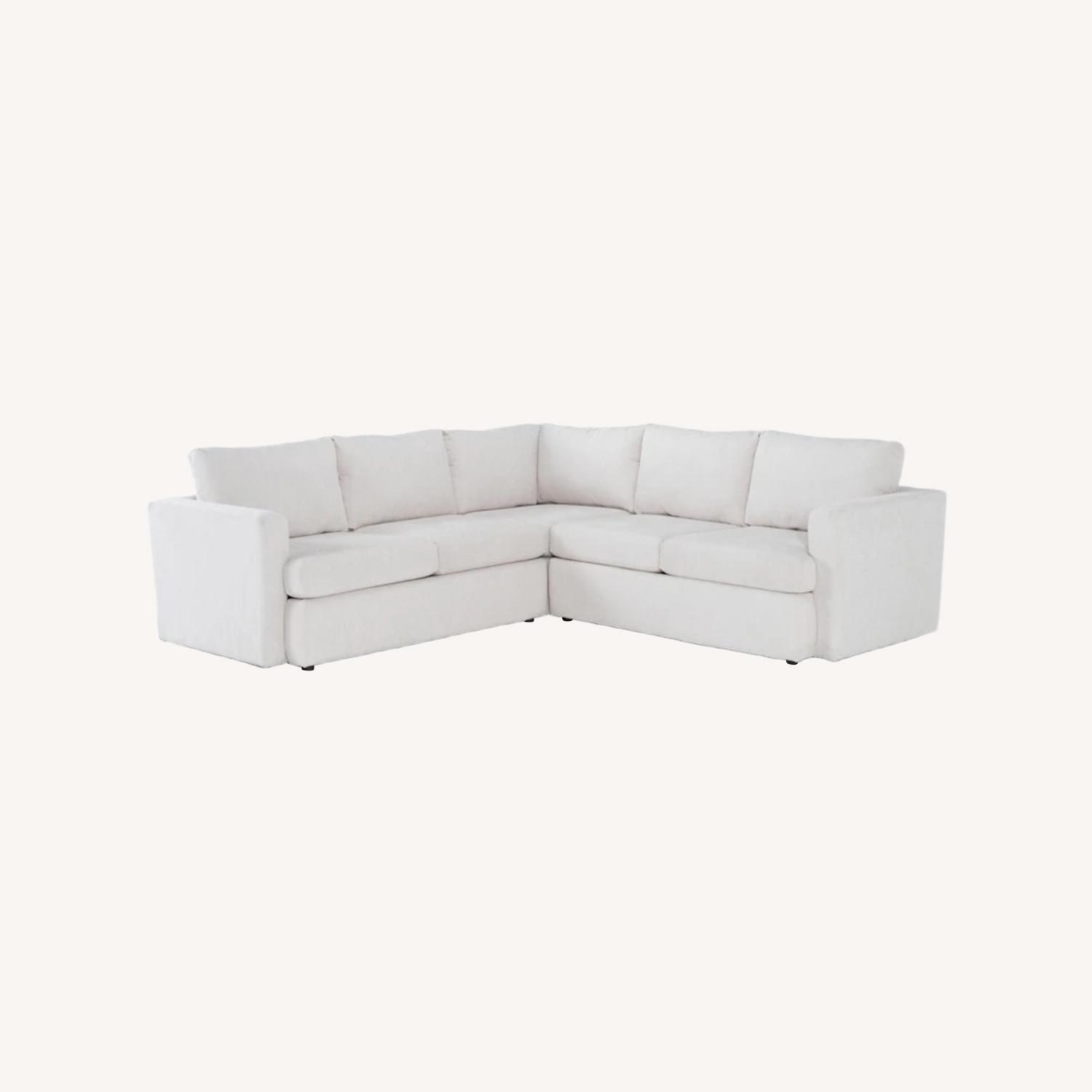 Living Spaces Natural 2 Piece Sectional - image-0