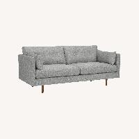 Article Anton Light Gray Fabric 2 Seater Sofa
