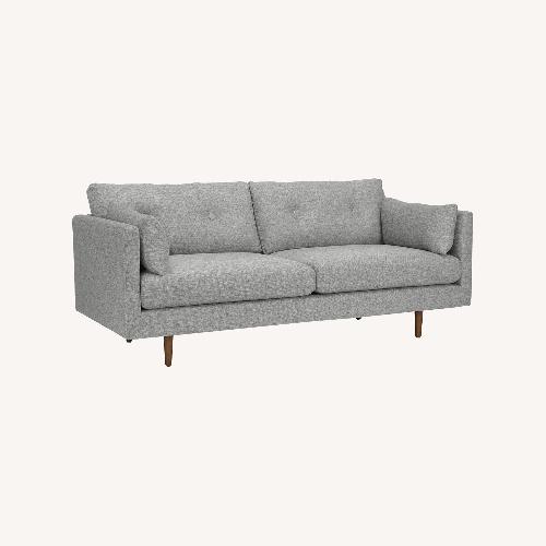 Used Article Anton Light Gray Fabric 2 Seater Sofa for sale on AptDeco