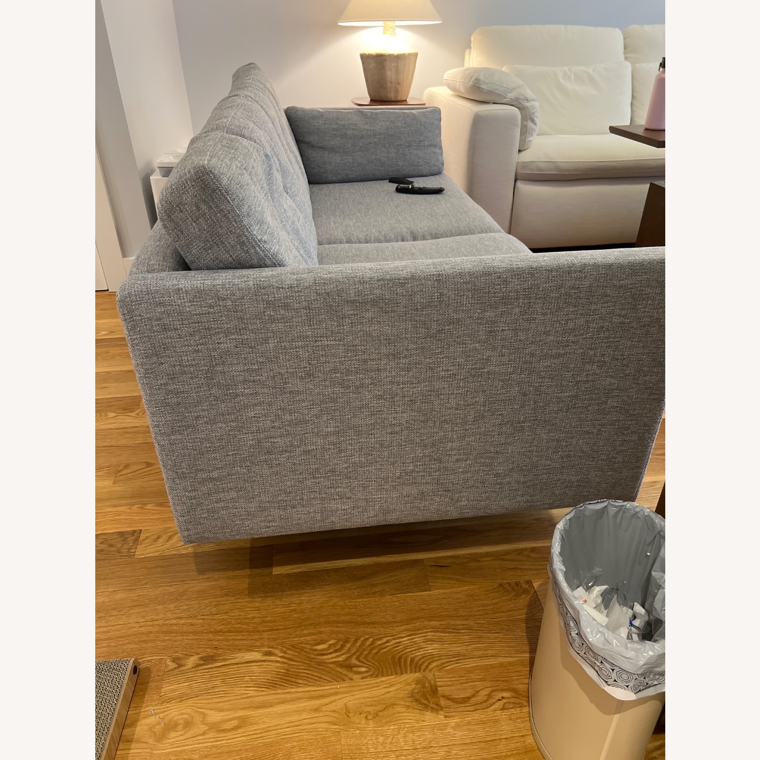 Article Anton Light Gray Fabric 2 Seater Sofa - image-3