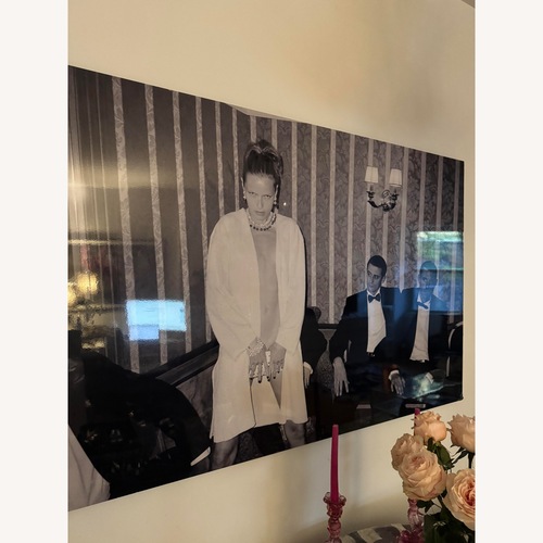 Used Yellow Korner Rie Rasmussen Aluminum Wall Art for sale on AptDeco