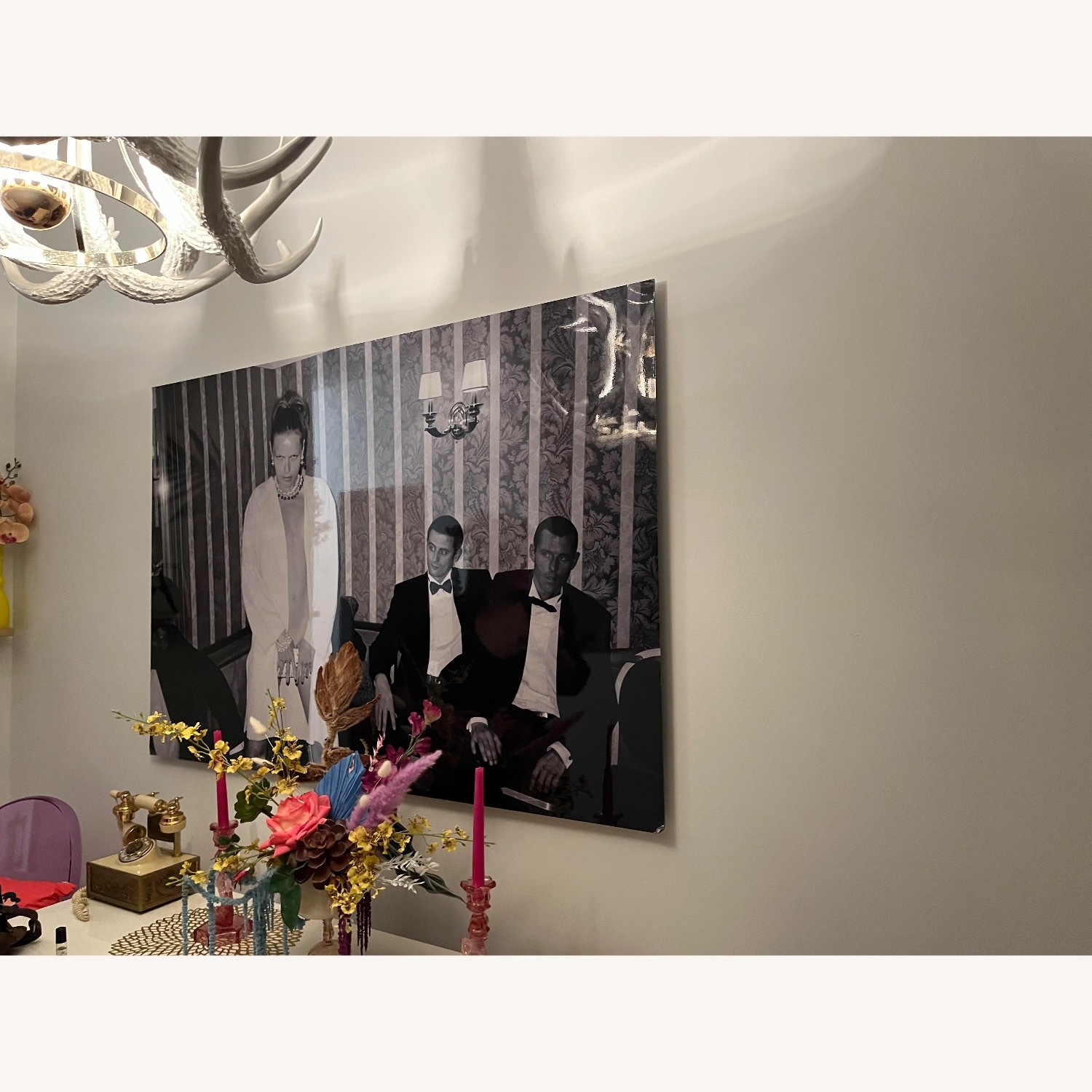 Yellow Korner Rie Rasmussen Aluminum Wall Art - image-2