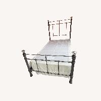 Set of 2 Pottery Barn Kids Iron Twin Beds