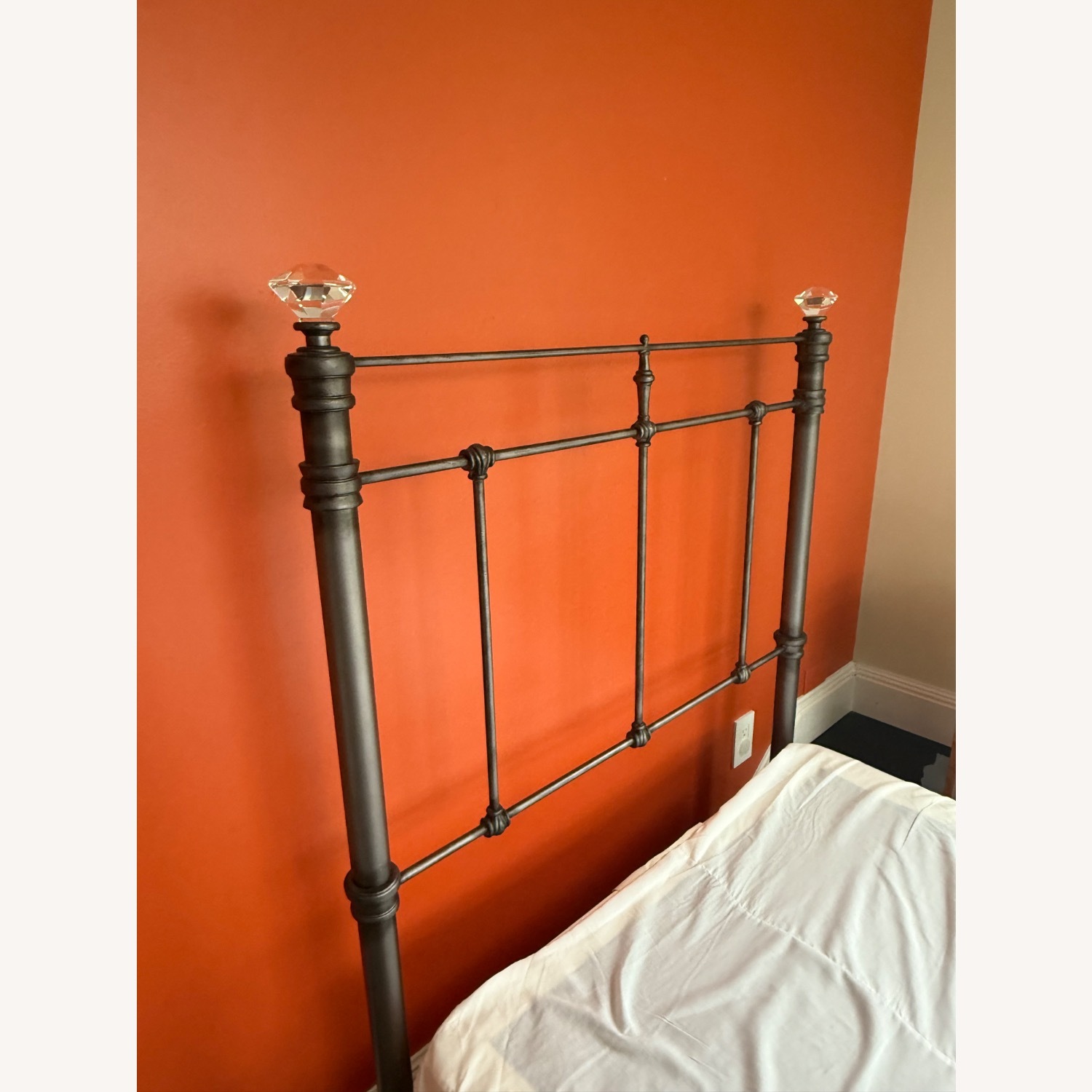 Set of 2 Pottery Barn Kids Iron Twin Beds - image-2