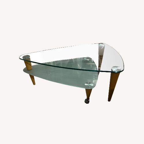 Used Vintage/Antique Natural Glass Coffee Table for sale on AptDeco