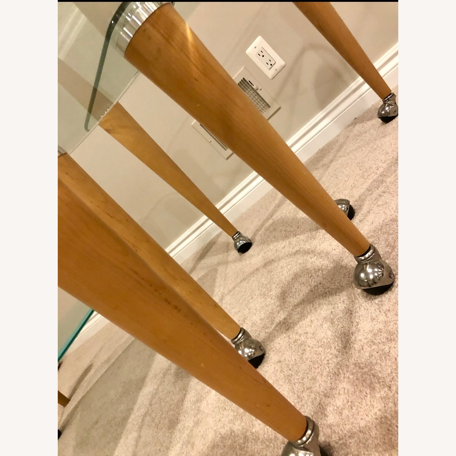 Vintage/Antique Natural Glass Coffee Table - image-5