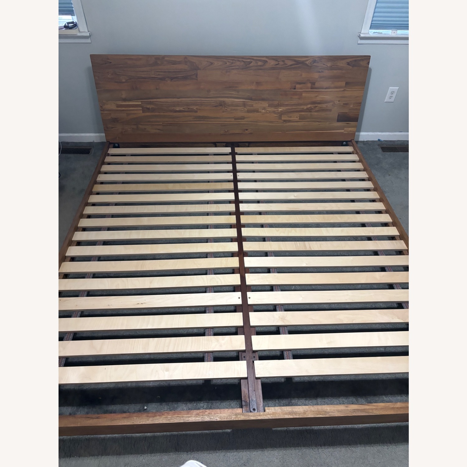 Crate & Barrel Atwood Solid Wood Platform Bed - image-1