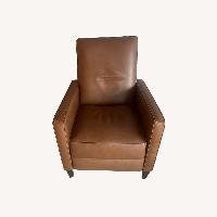 Room & Board Ellison Cognac Leather Recliner