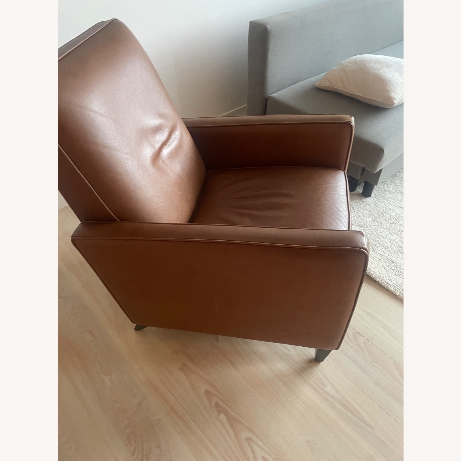 Room & Board Ellison Cognac Leather Recliner - image-3