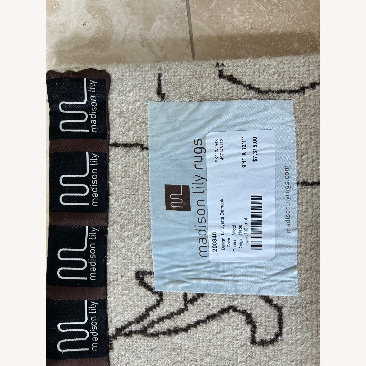 Madison Lily Nepalese Area Rug - image-3
