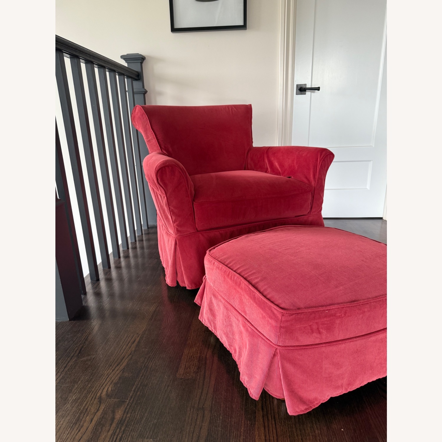 Land of Nod Gilder and Ottoman - image-2