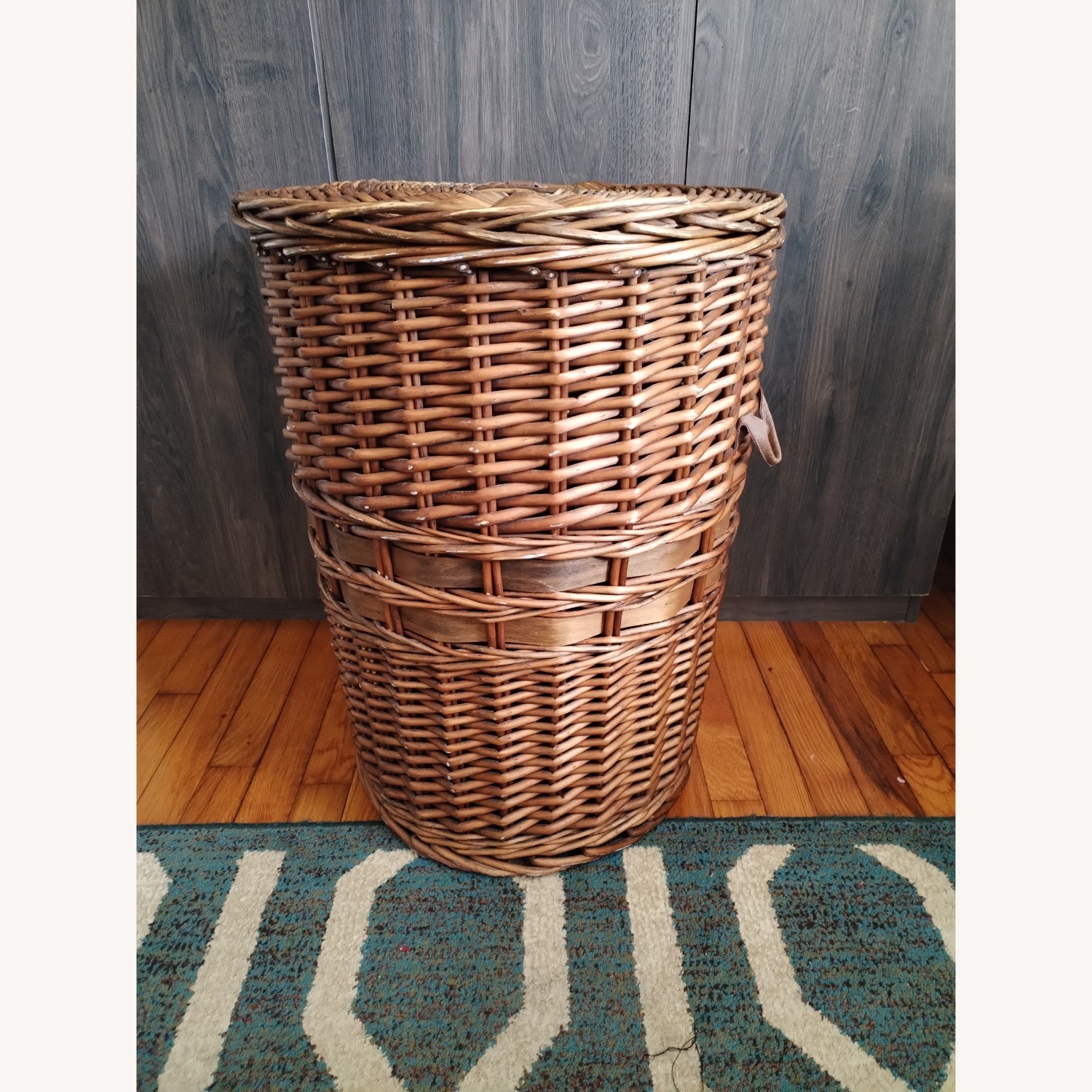 Vintage/Antique Finds Light Brown Basket - image-8