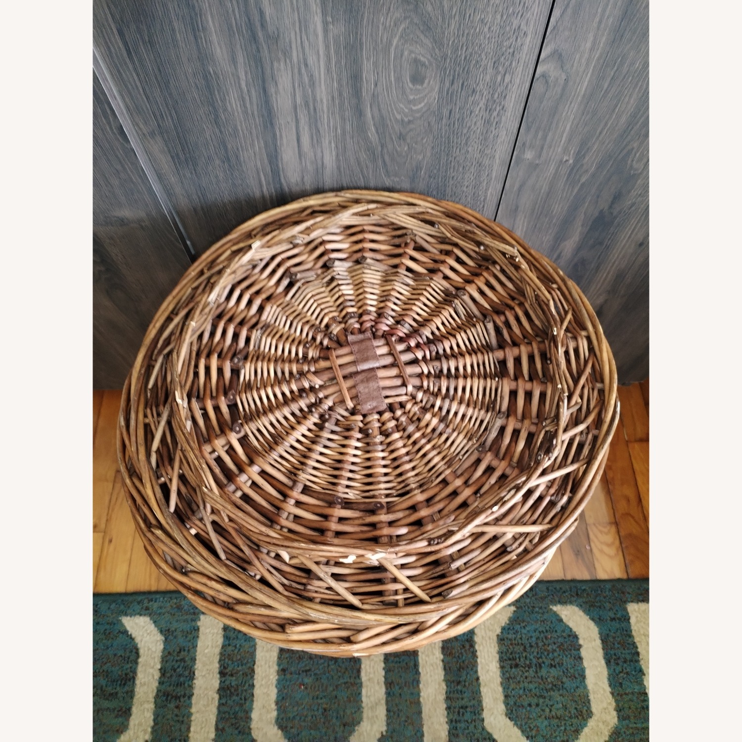 Vintage/Antique Finds Light Brown Basket - image-2