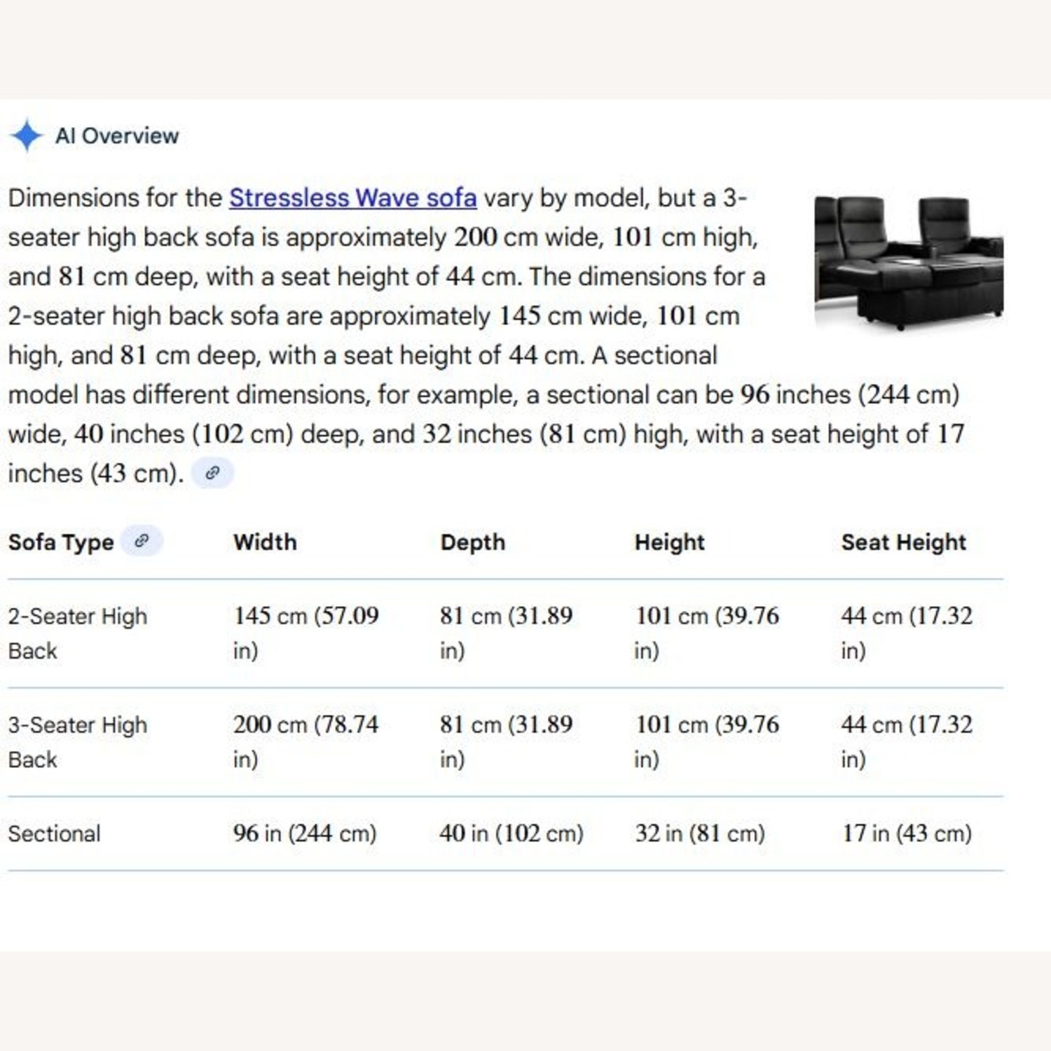Stressless Wave Sectional 7 Seater Sofa  - image-8