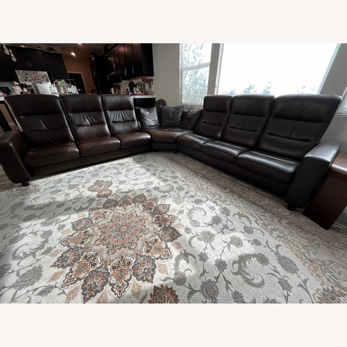 Used Stressless Wave Sectional 7 Seater Sofa  for sale on AptDeco