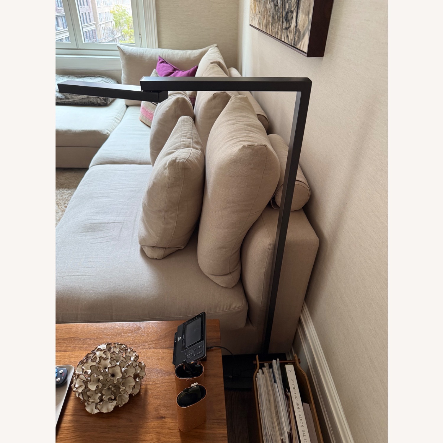 Kravet Natural Linen 3+ Piece Sectional - image-3