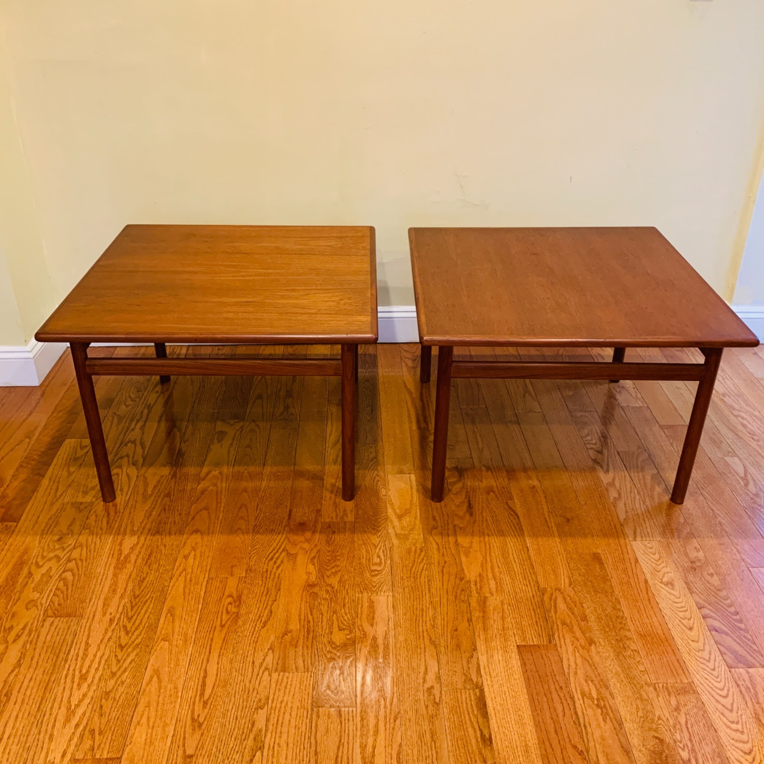 Pair of Mid Century Teak Coffee Table End Tables - image-7