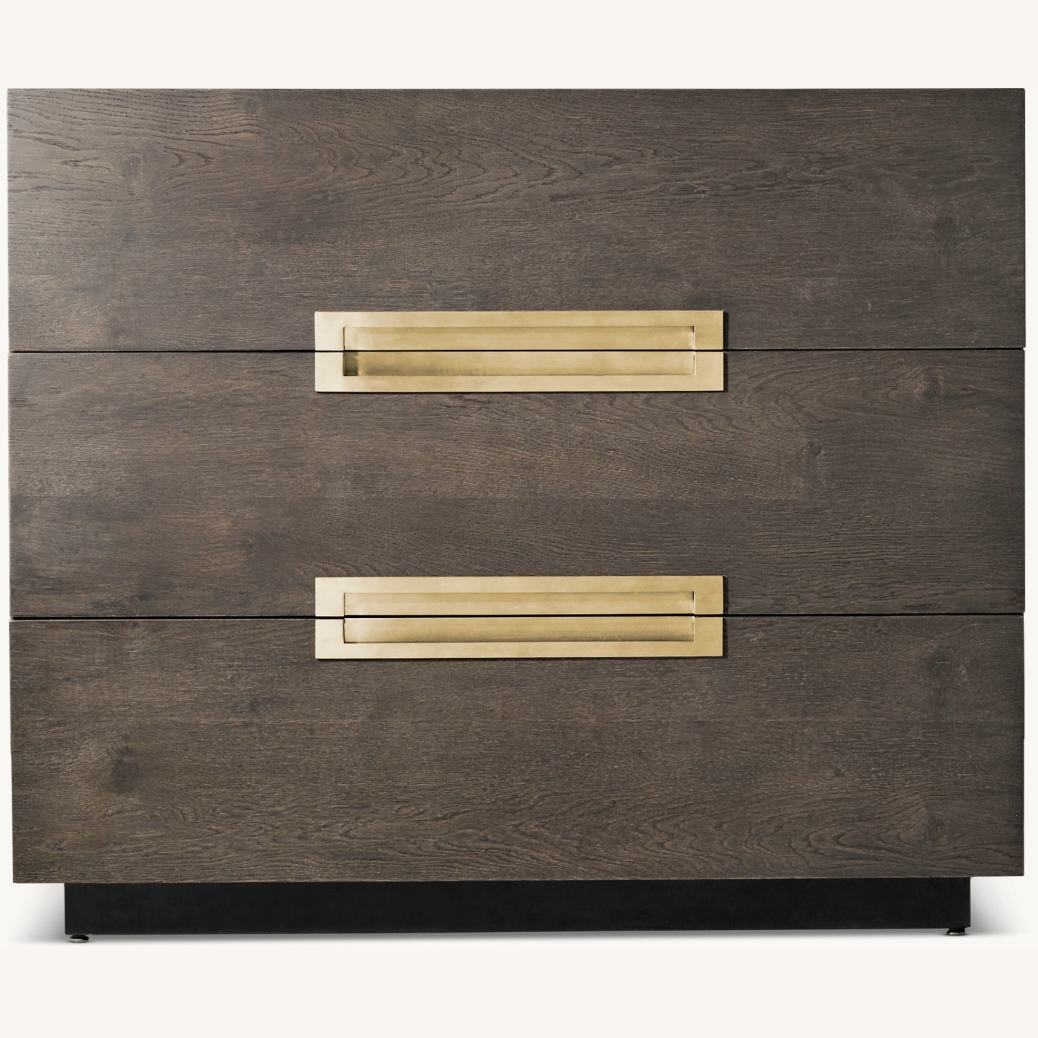 Restoration Hardware White Hall 3 Drawer Dresser  - image-0