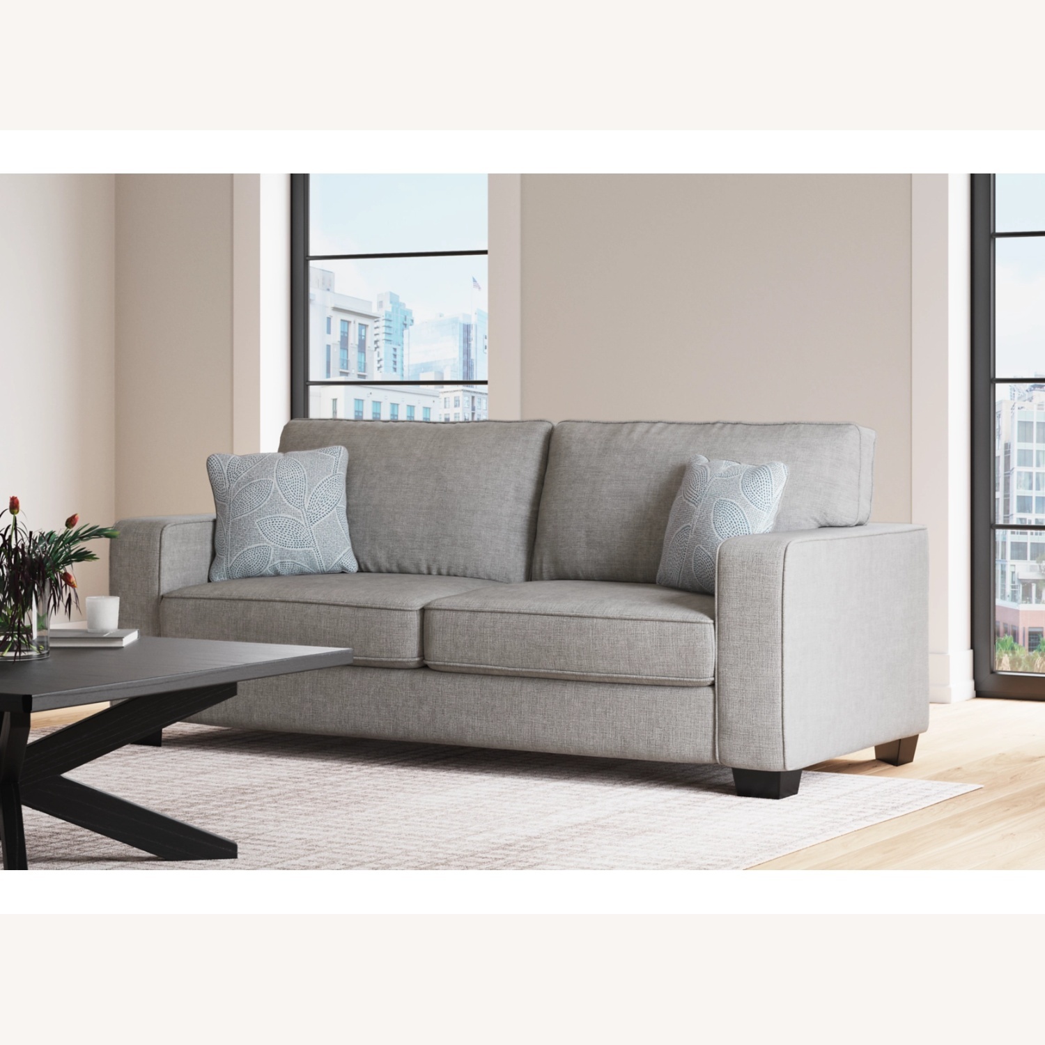 Ashley Furniture Altari Light Gray 2 Seater Sofa - image-5