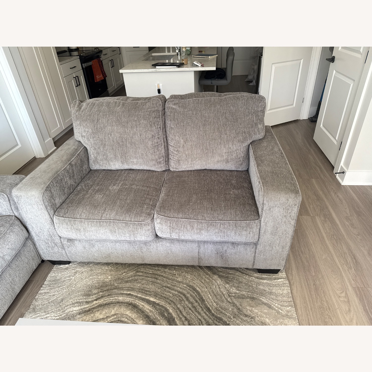 Ashley Furniture Altari Light Gray 2 Seater Sofa - image-3