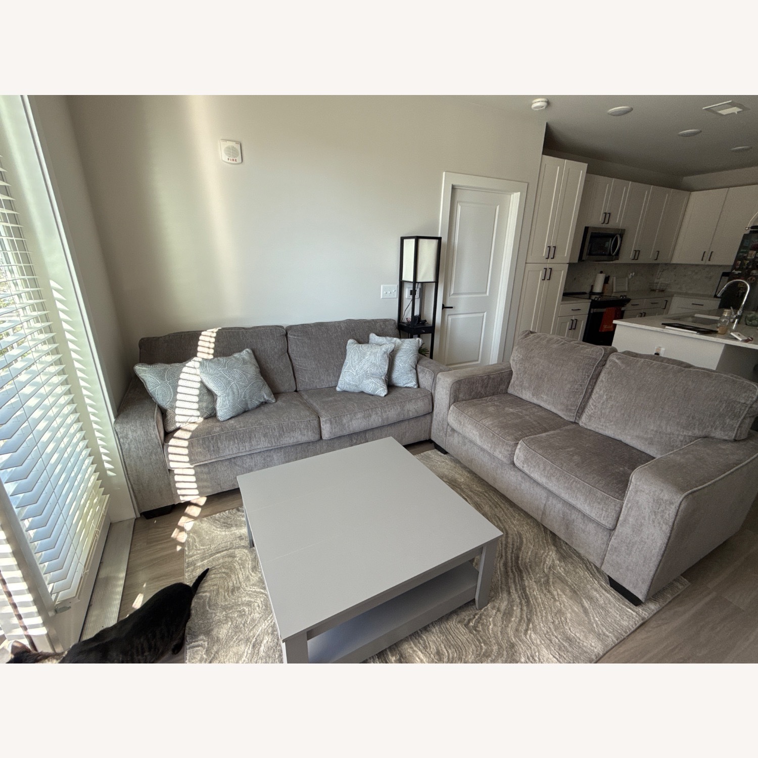 Ashley Furniture Altari Light Gray 2 Seater Sofa - image-1