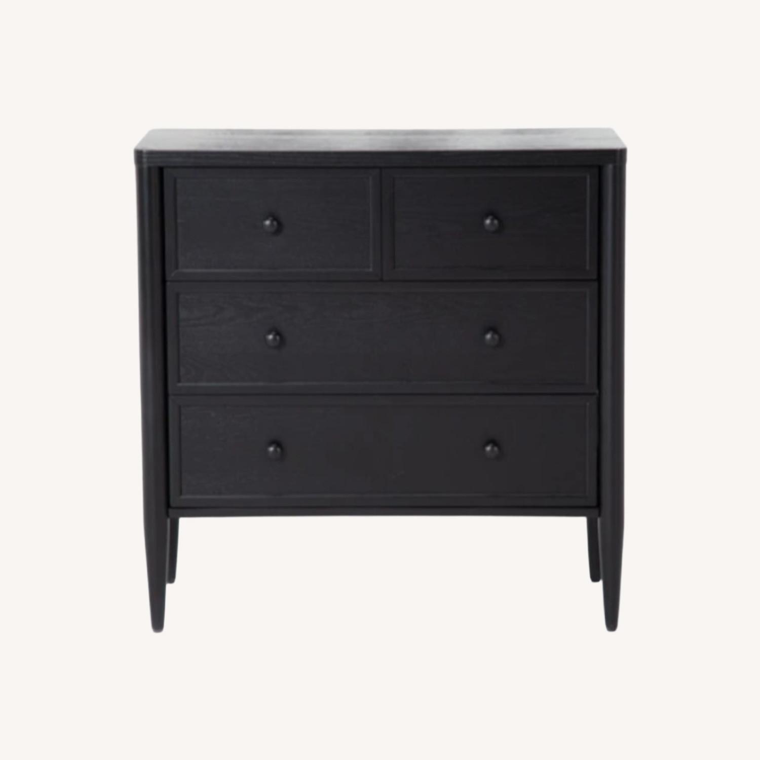 Living Spaces Black Wood 3-Drawer Dresser - image-0