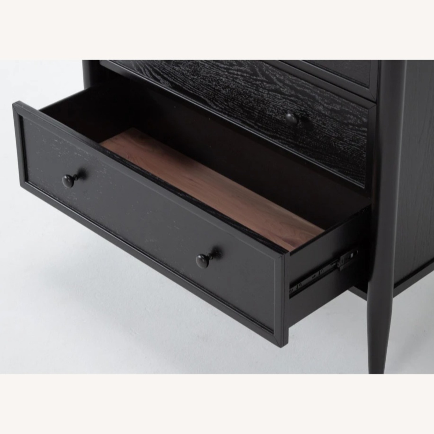 Living Spaces Black Wood 3-Drawer Dresser - image-5