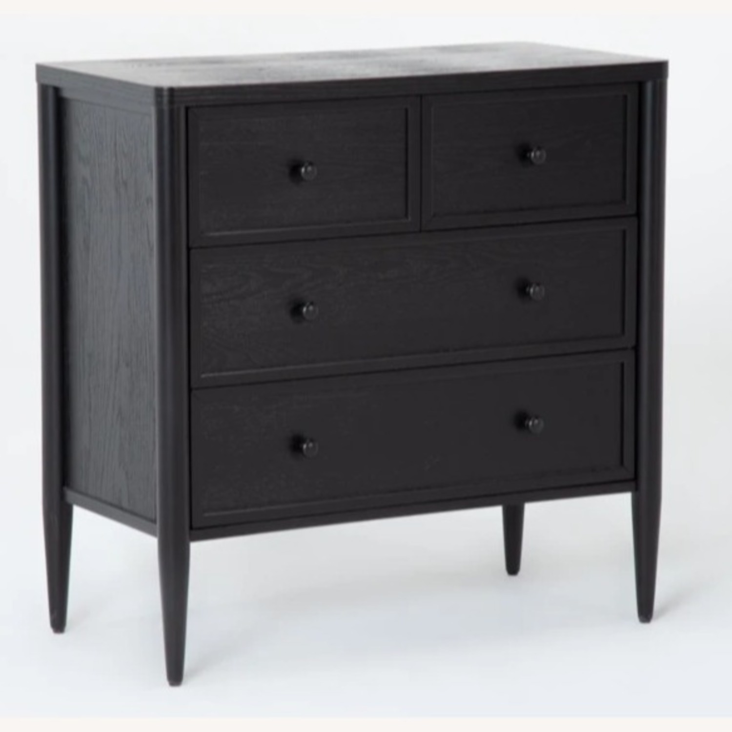 Living Spaces Black Wood 3-Drawer Dresser - image-3