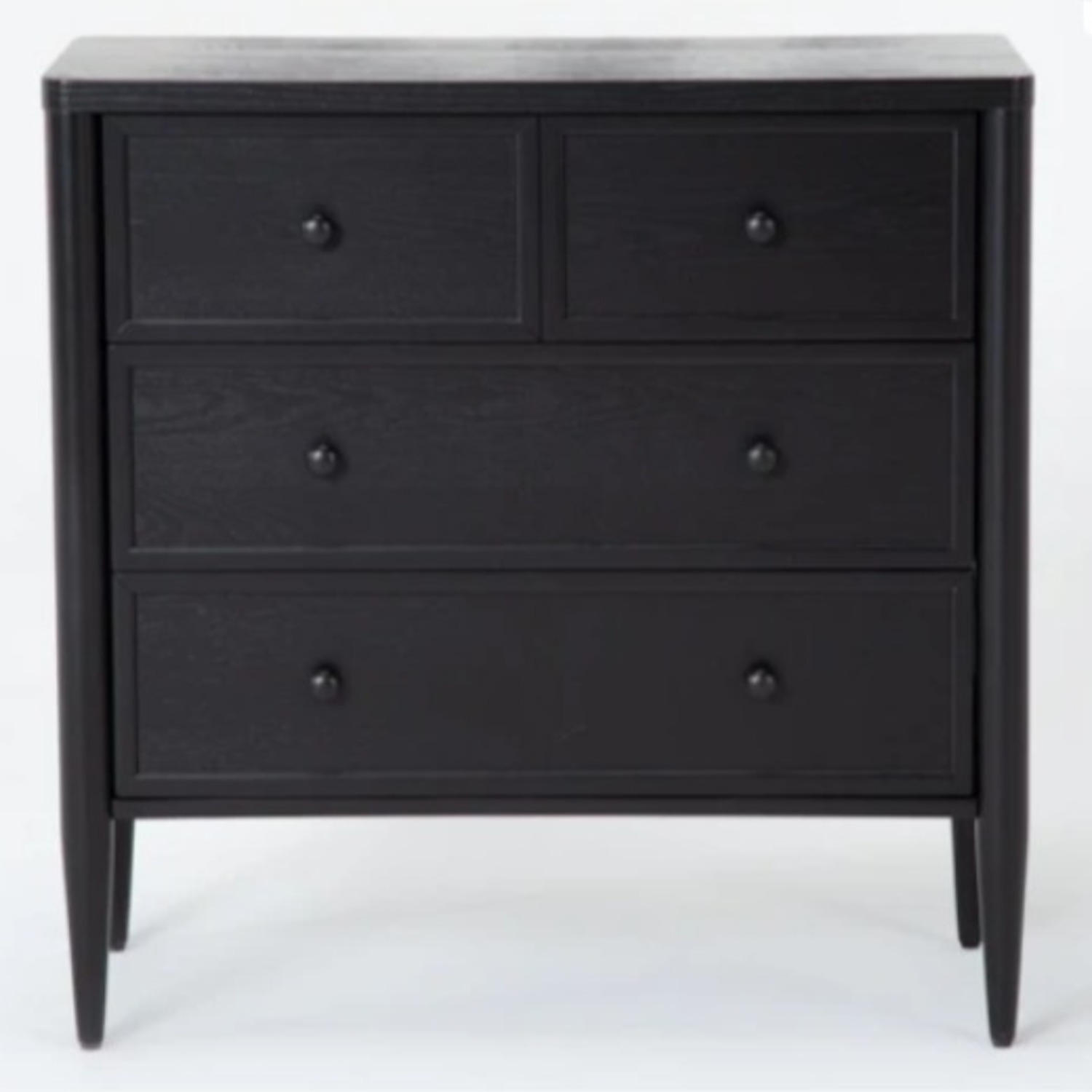 Living Spaces Black Wood 3-Drawer Dresser - image-1