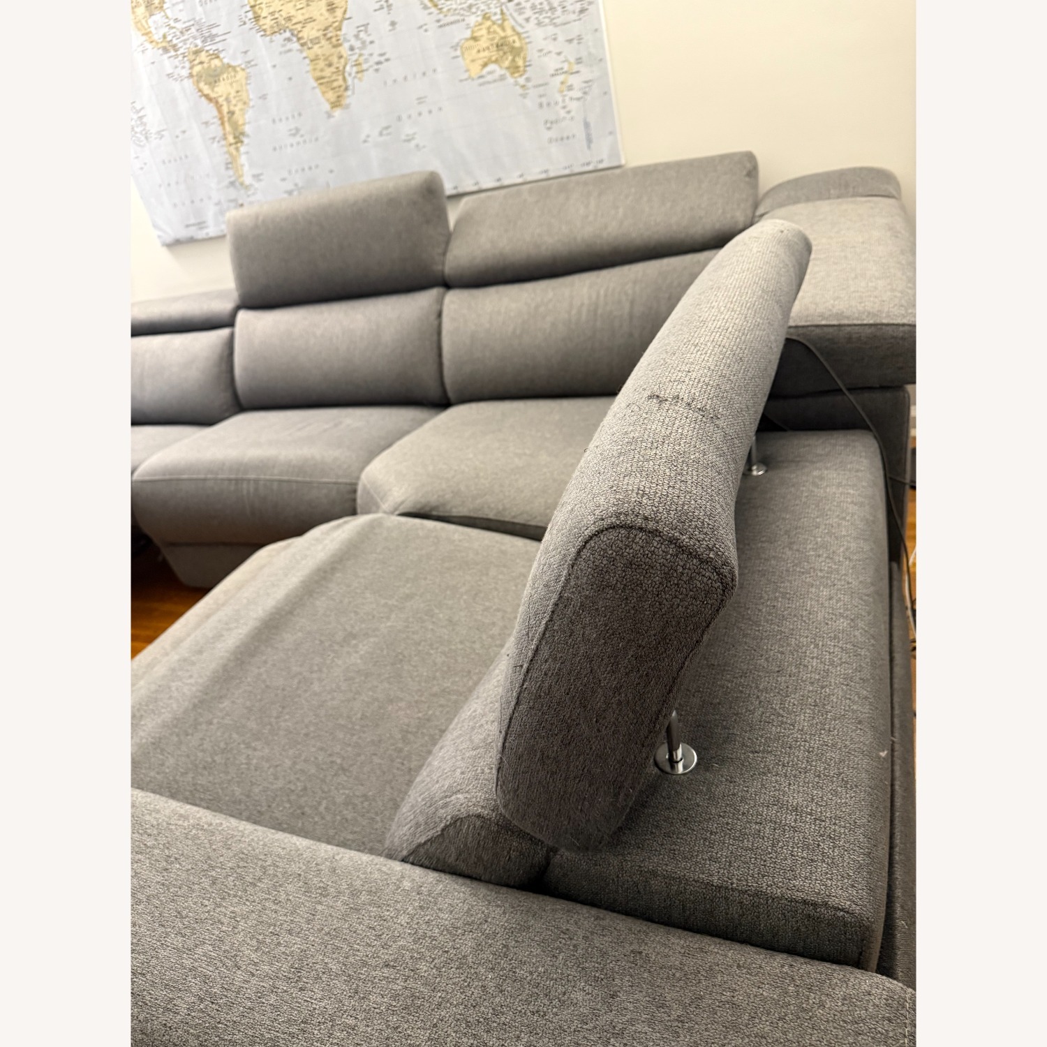 Macy's 4-Pc. Fabric Sectional W Power Recliners - image-7