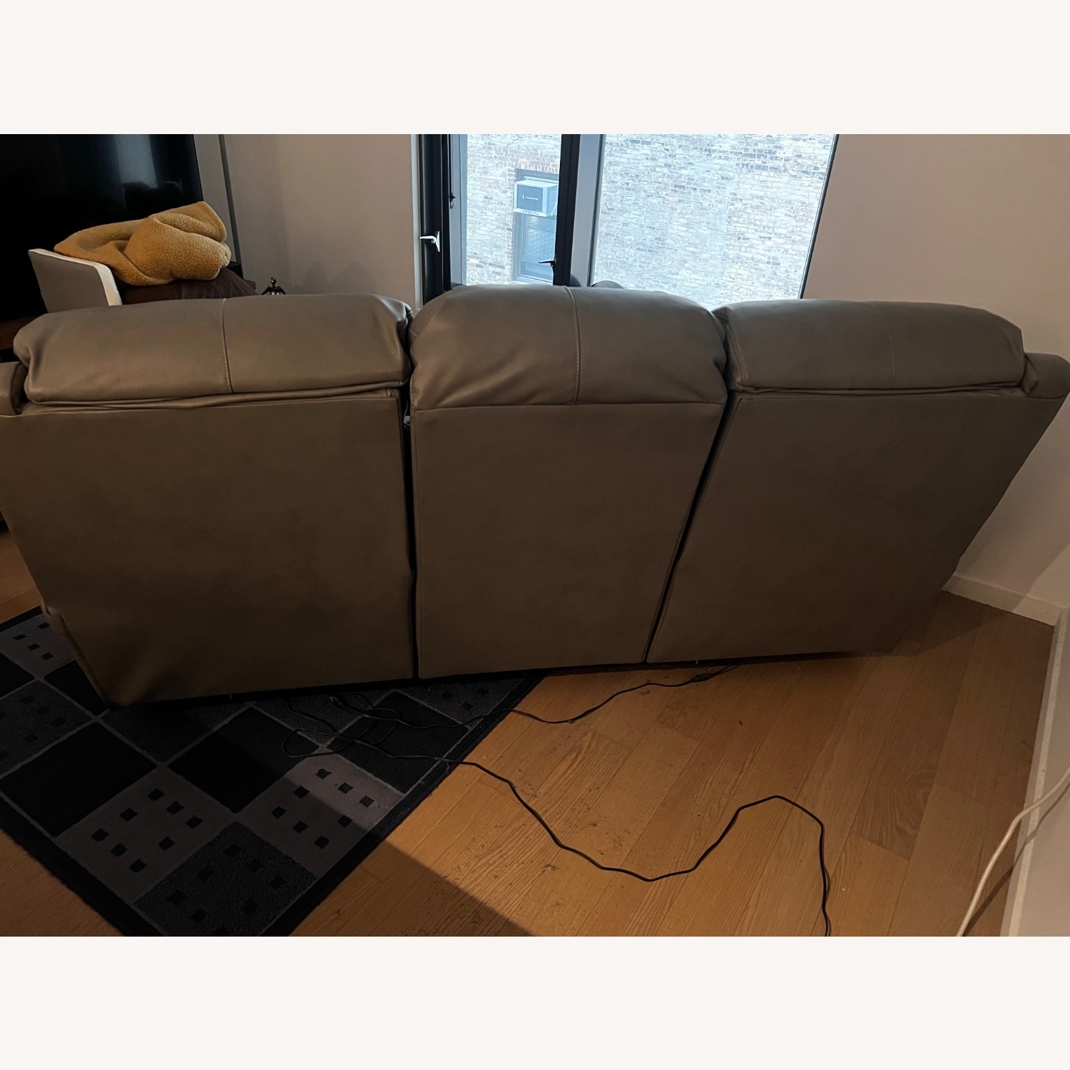 Havertys Kobe Gray 3 Seater Power Recliner Sofa - image-5