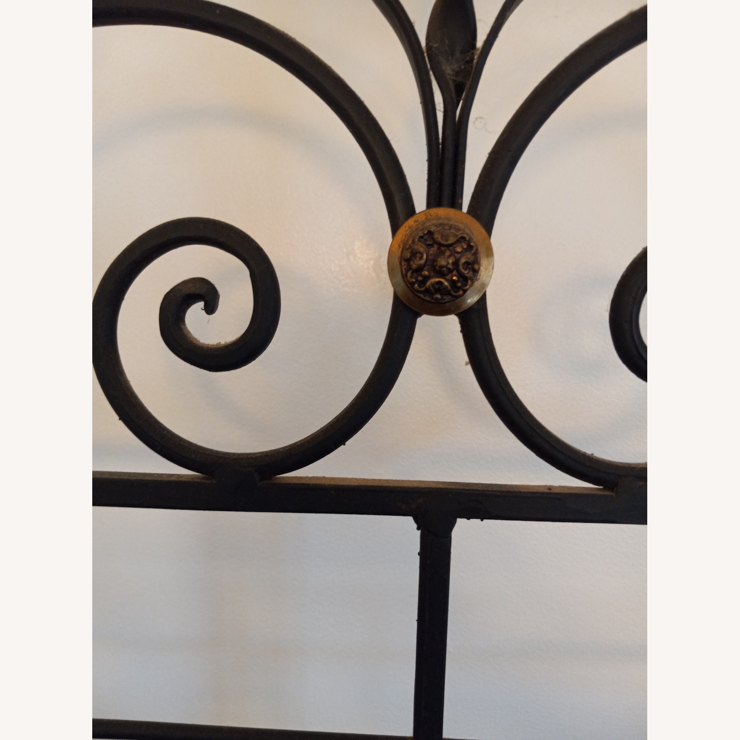 Black Vintage Iron French Bakers Rack - image-5