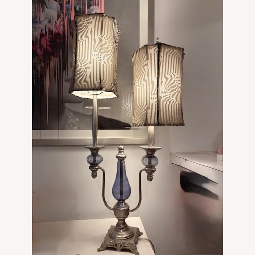 Used Zebra Print Lamp for sale on AptDeco