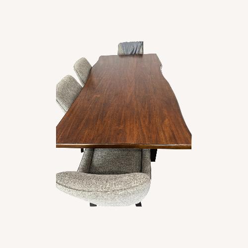 Used Dark Brown Dining Set for sale on AptDeco