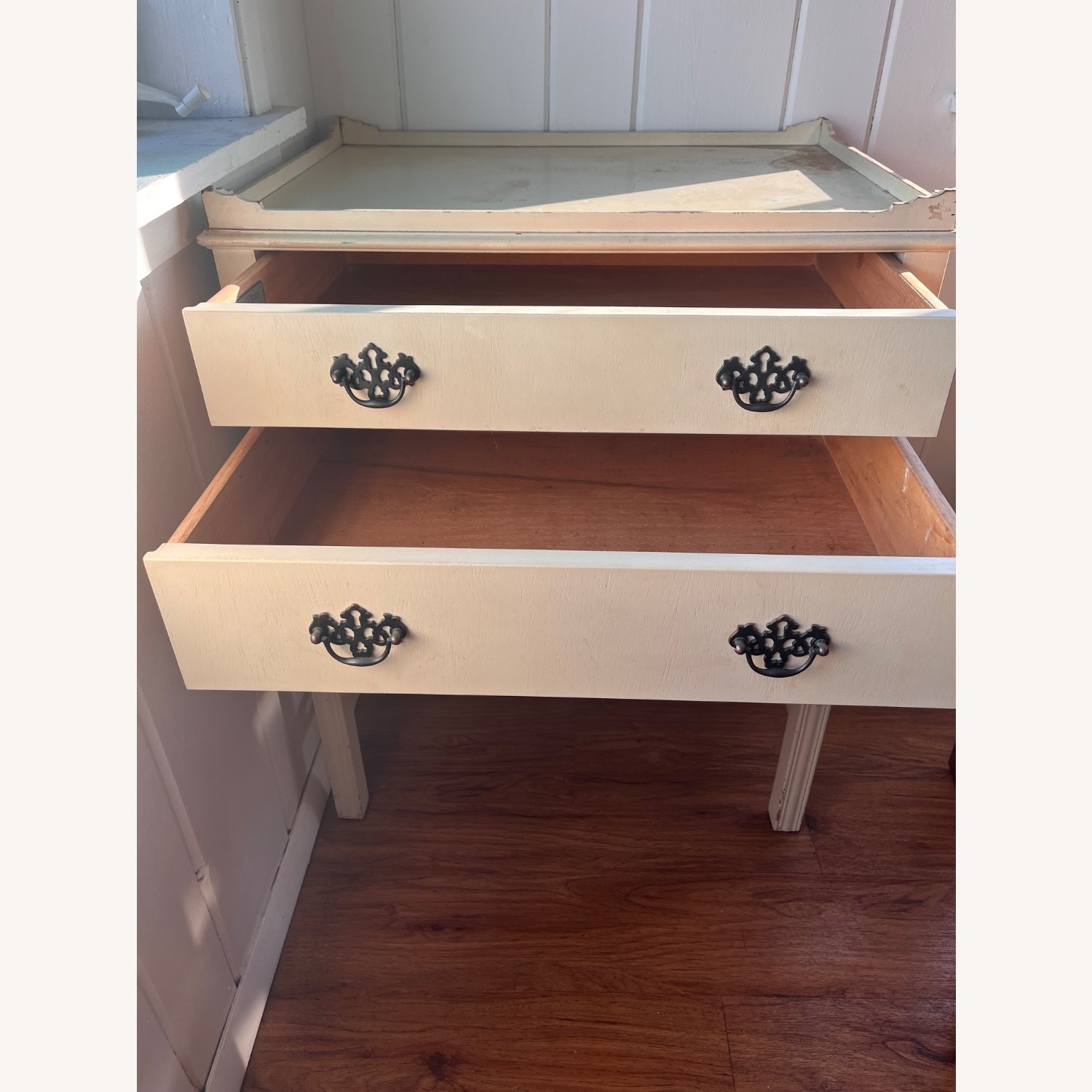 Thomas O'Brien White Wood Nightstand - image-2