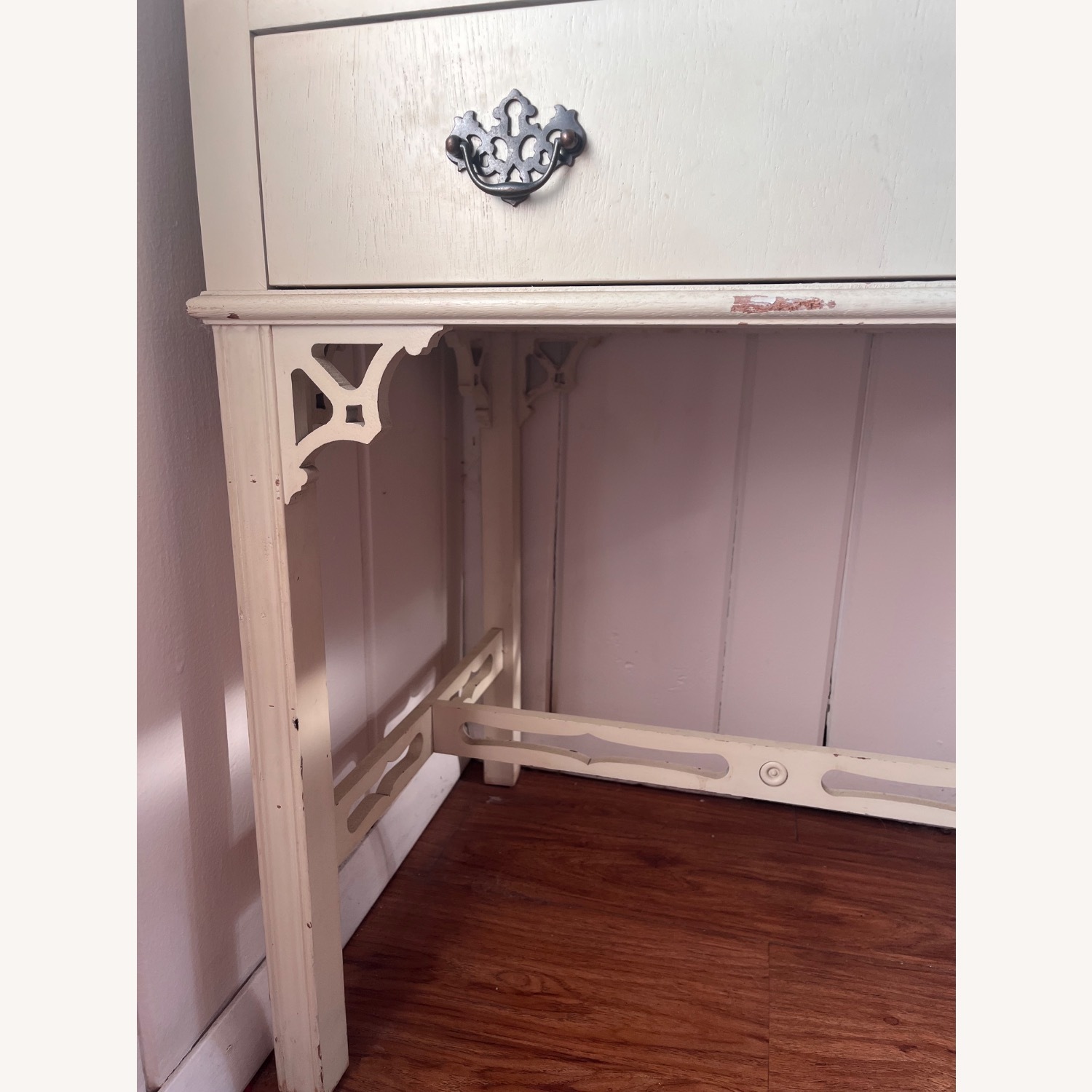 Thomas O'Brien White Wood Nightstand - image-6