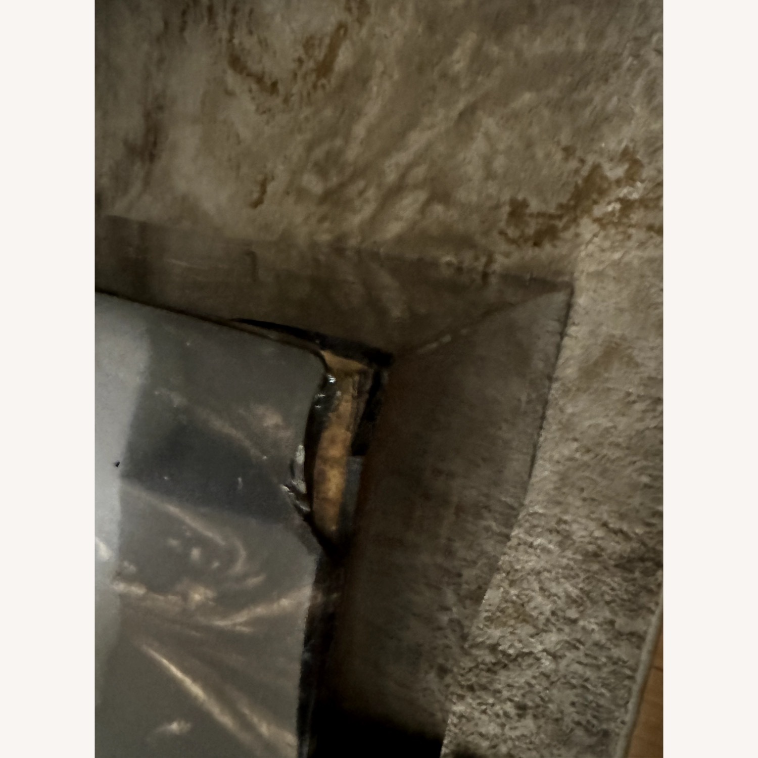 CB2 Scatola 48" Square Brown Tiled Resin Coffee Table - image-5