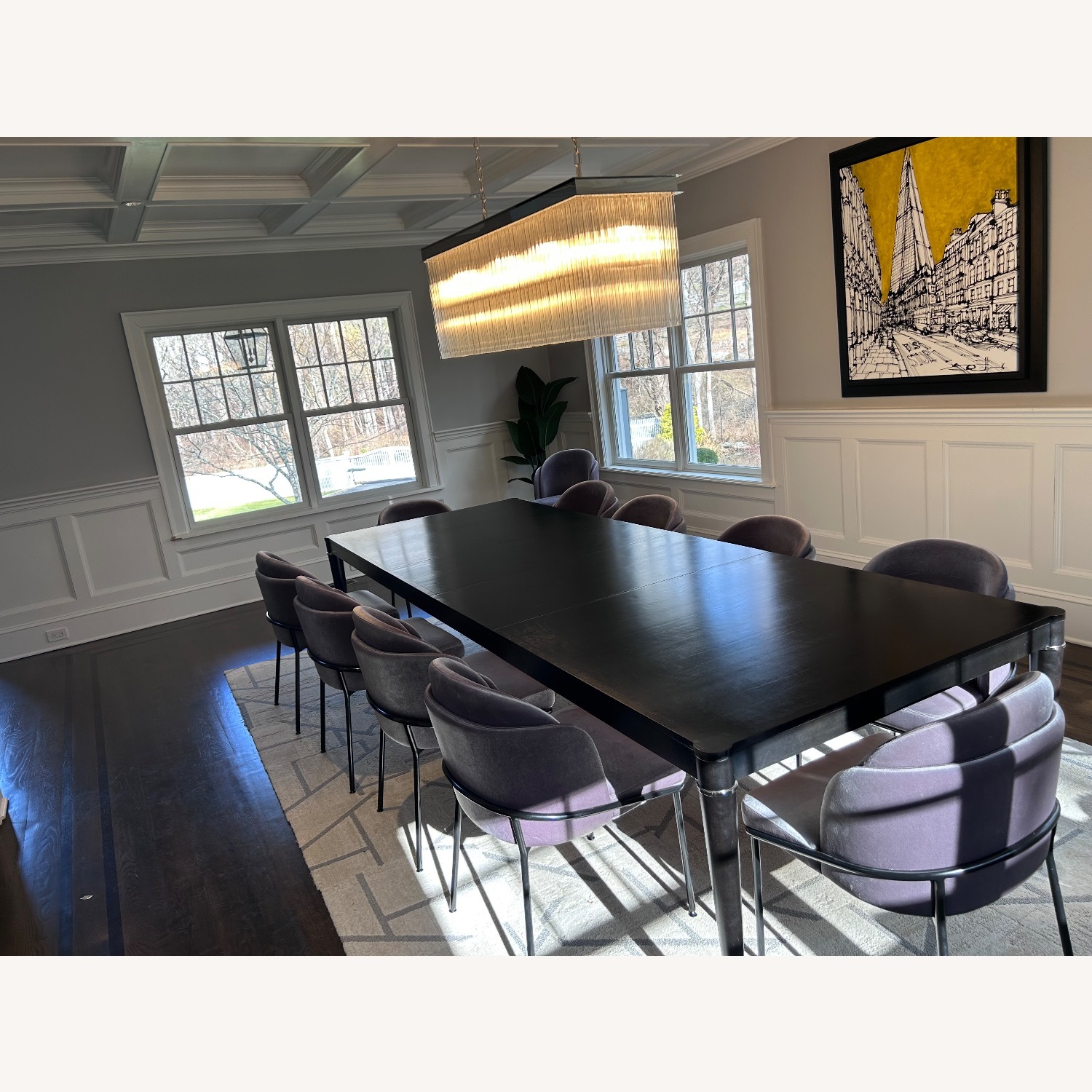 Vanguard Furniture Lillet Black Wood Dining Table - image-3