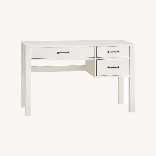 Used Two Pottery Barn Camp Storage Desks - White for sale on AptDeco