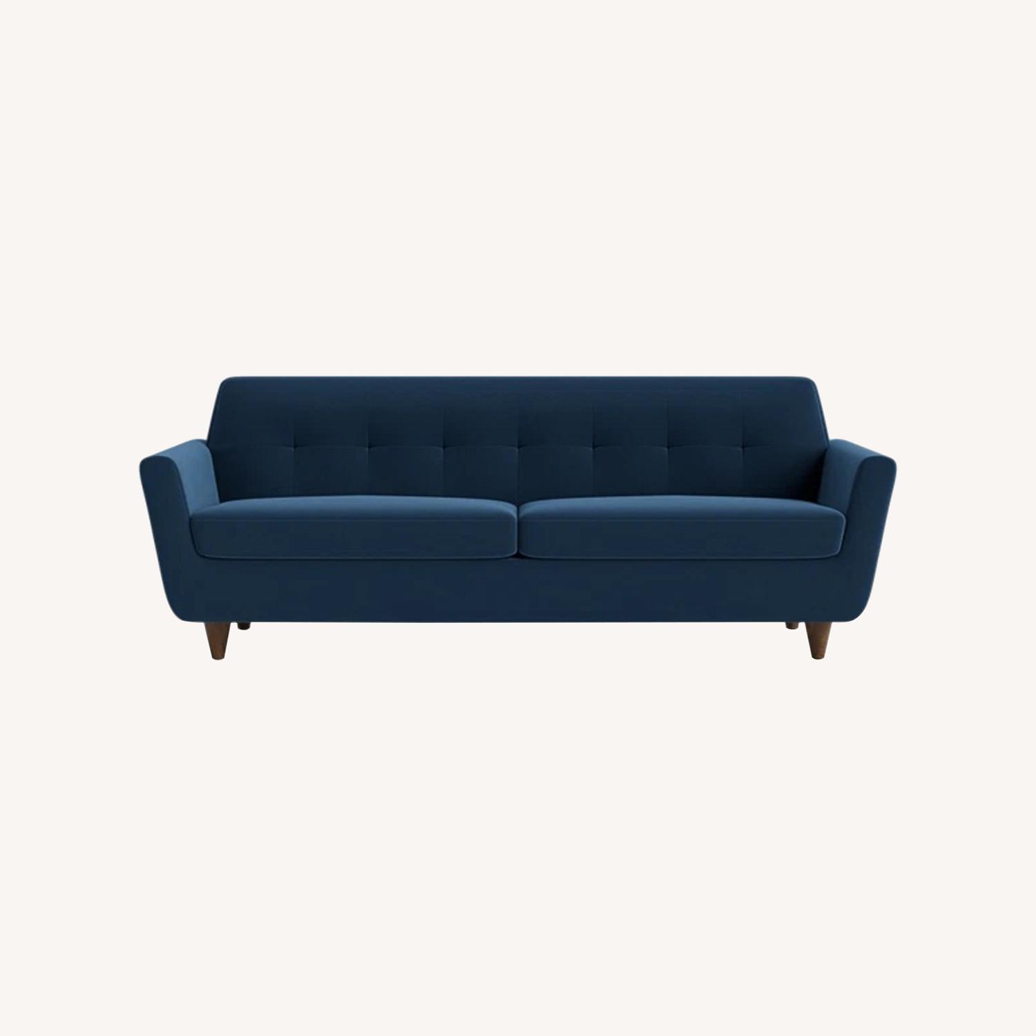 Joybird Hughes Blue Velvet Sleeper Sofa - image-0
