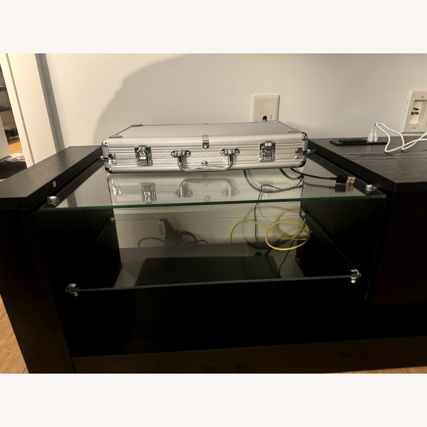 Amazon TV Stand Black Wood Play Table - image-4