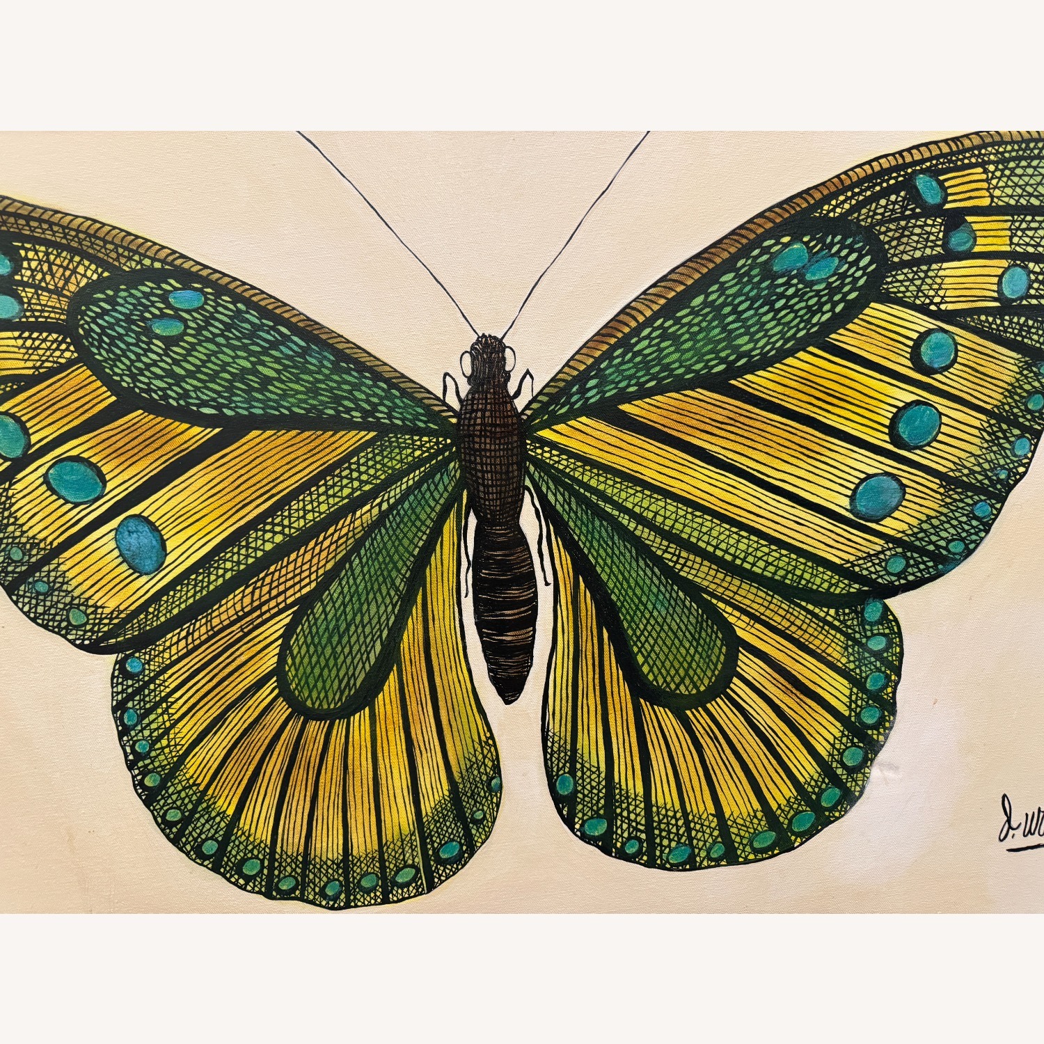 Vintage/Antique Green Wall Art - image-2