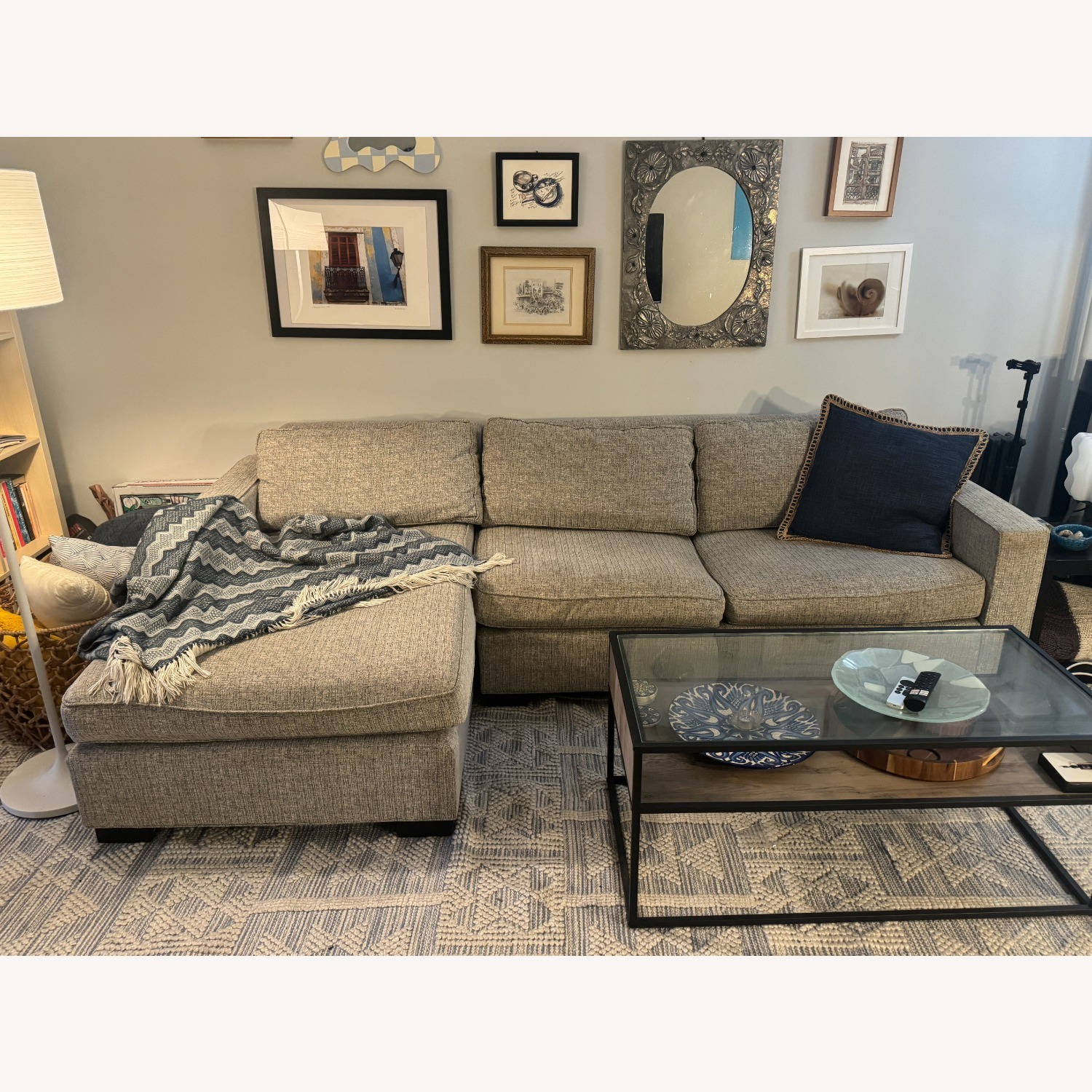 Haywood Left Chaise Loveseat Sectional - image-5