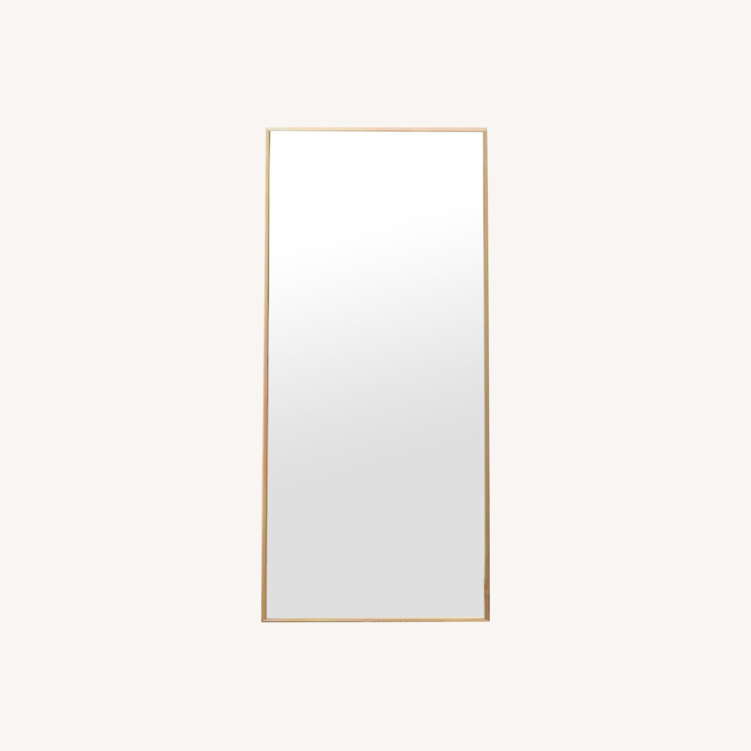 Home Depot Full Length Versatile Gold Floor Mirror - image-0